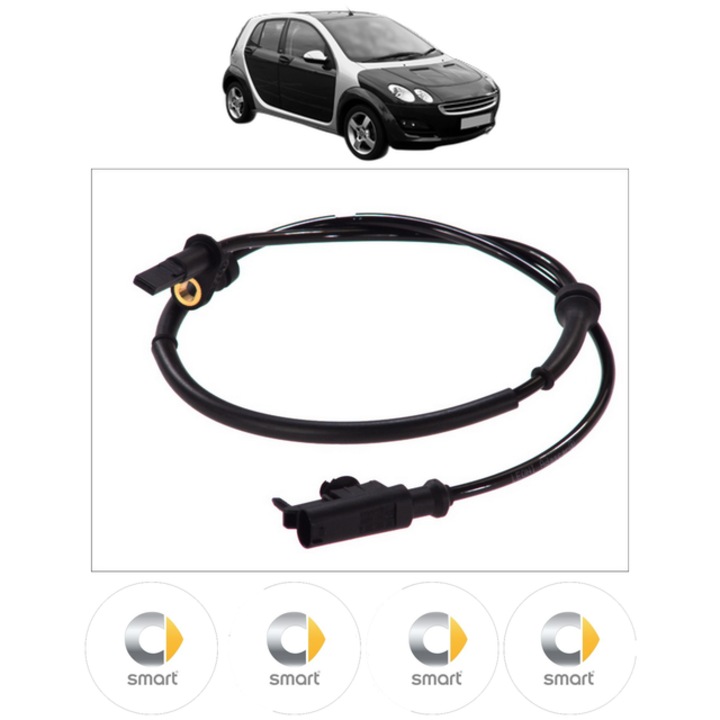 Senzor turatie roata SMART FORFOUR (454) 1.1 (454.033) CP 64 din 2005 - 2006, Bosch, 4x Stickere auto cu SMART