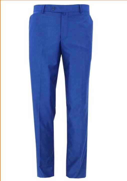 Pantaloni din stofa pentru barbati, Croiala clasica-1654, Albastru indigo deschis