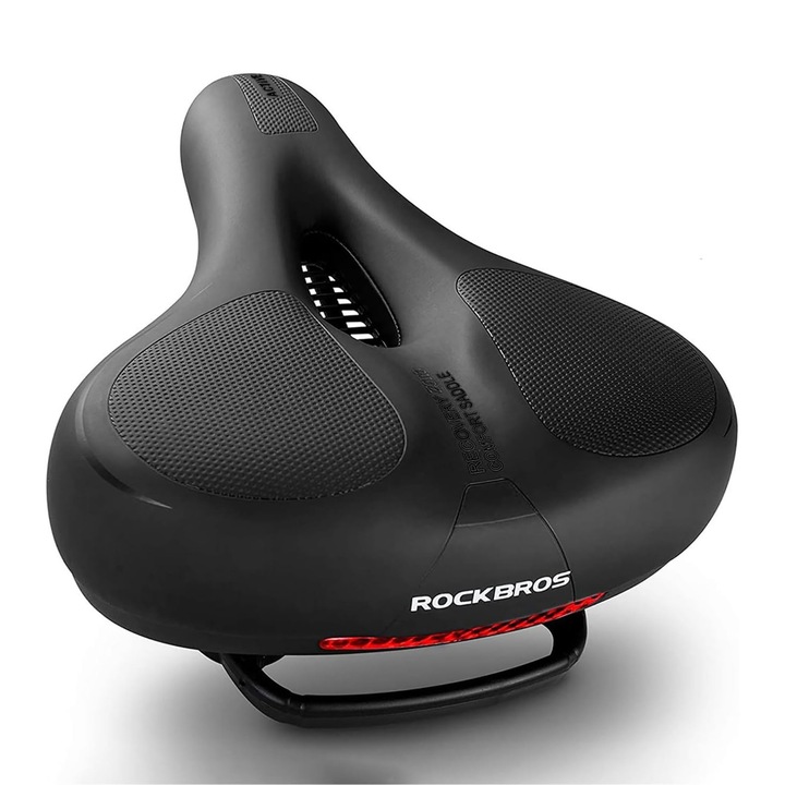 Sa de bicicleta, ROCKBROS, AQ-6090, sa ergonomica confortabila si respiranta, negru