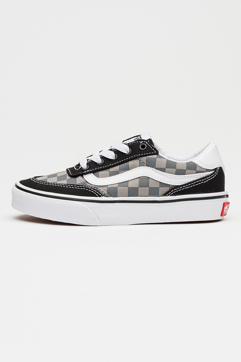 Vans, Кецове Brooklyn с велур, Черен/Сив