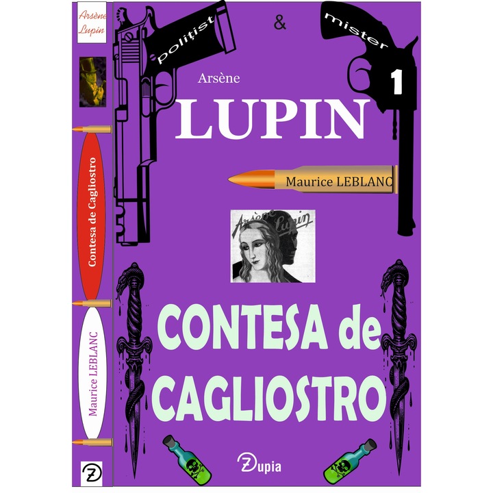 Contesa de Cagliostro - Maurice Leblanc - Arsene Lupin - 200x130 - 290
