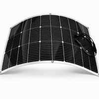 PowMr Panou Solar Flexibil 100W, IP67, Monocristalin Panou Fotovoltaic, pentru RV, Iaht, Exterior, Gradina, on-grid/off-grid,970*580*2mm,1.7kg