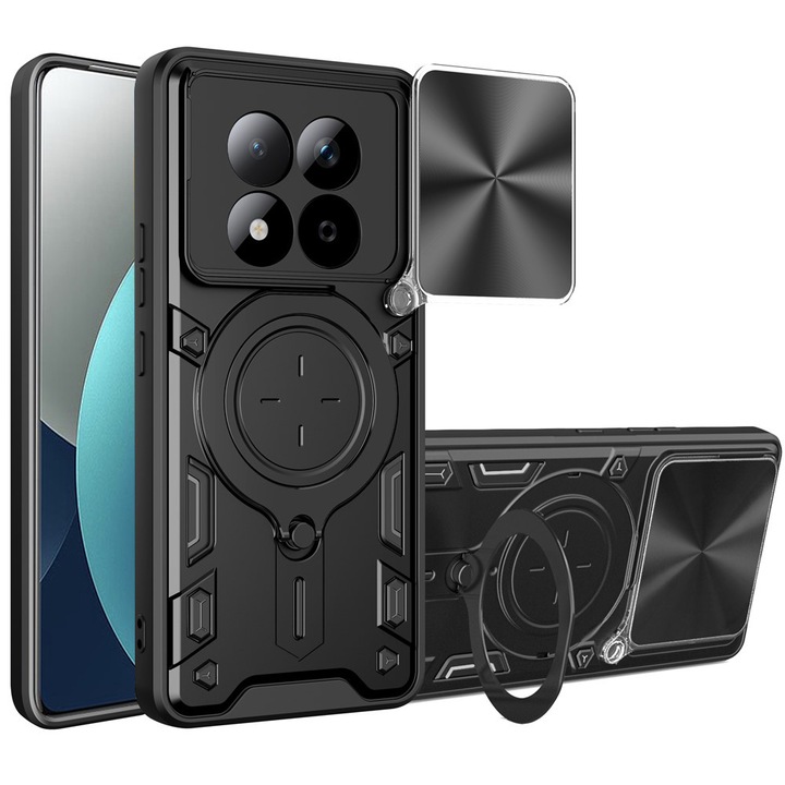 Husa pentru Xiaomi Redmi Note 15 Pro 4G - Techsuit CamGuard Pro - Black