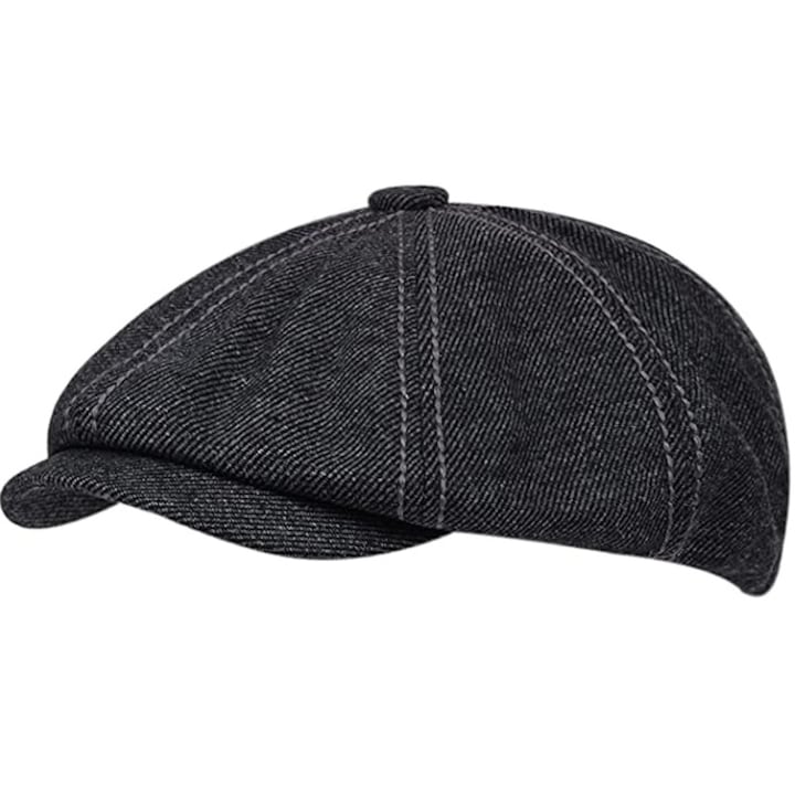 Férfi svájcisapka IZMAEL CA-26009, sötétszürke, 56x60cm, gyapjú anyag