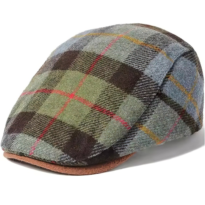 Beretă bărbațească IZMAEL MA-37123, verde, dimensiune universală, material poliester-bumbac