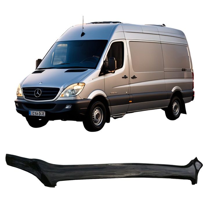5K Parts Motorháztető kiegészítő Mercedes-Benz Sprinter W906-hoz, 2006-2013, modern design, karcolás elleni védelem, teljes készlet