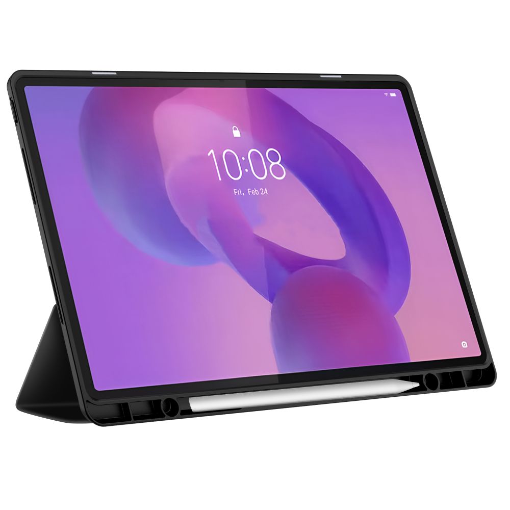 Husa Tech-Protect SmartCase Pen compatibila cu Lenovo Idea Tab Plus, 12.1 inch, Negru