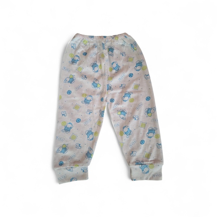 Gyerek kötött nadrág, Fehér/Világoskék