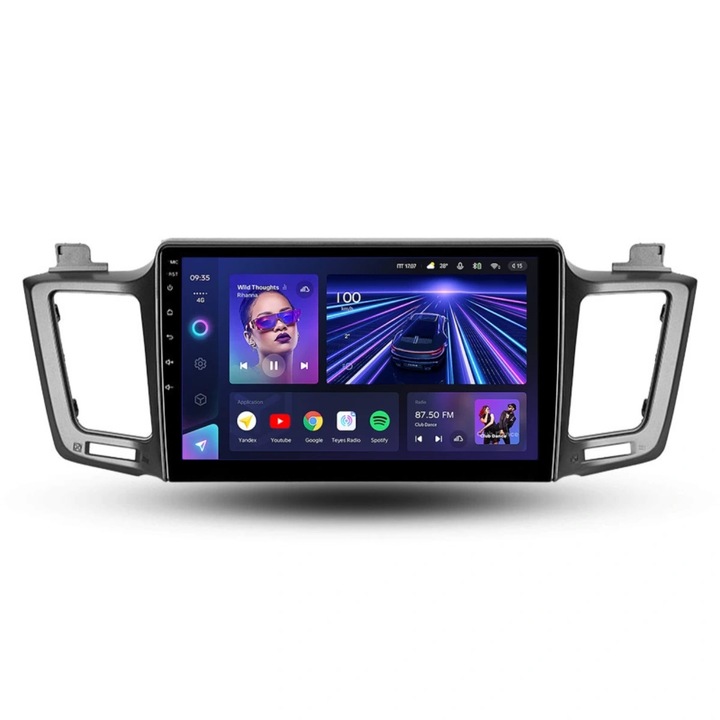 Navigatie Auto Teyes CC3 360° Toyota RAV4 XA40 2012-2018 6+128GB 10.2" QLED Octa-core 1.8Ghz Android 4G Bluetooth 5.1 DSP