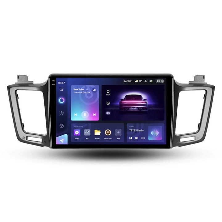 Navigatie Auto Teyes CC3 2K Toyota RAV4 XA50 2019-2023 6+128GB 10.36" QLED Octa-core 2Ghz Android 4G Bluetooth 5.1 DSP