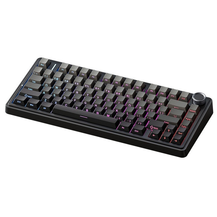 AULA F75 Vezeték Nélküli Mechanikus Gamer Billentyűzet - Fekete