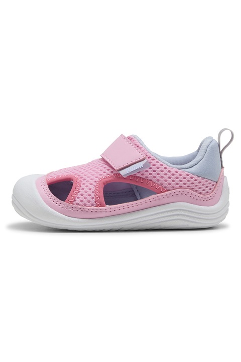 Puma, Текстилни сандали Kitten Summer с велкро, Пастелнорозов