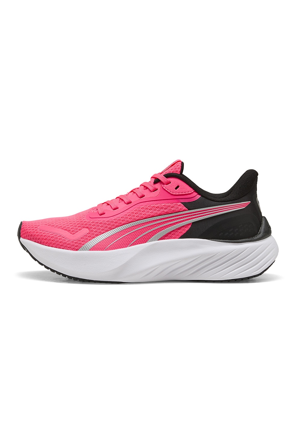 Puma, Pantofi Pounce Lite pentru alergare, Negru, Roz, 6