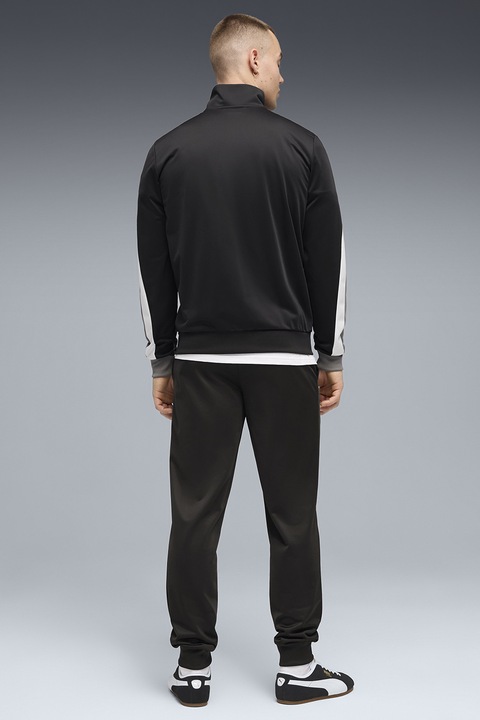 Puma, Trening regular fit cu detalii contrastante, Negru/Gri