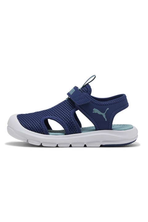 Puma, Sandale usoare de plasa Fun Racer, Albastru pastel/Albastru royal/Alb optic