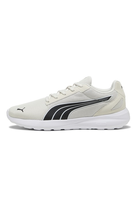Puma, Pantofi sport unisex din material textil cu garnituri sintetice Cosmic, Negru/Crem