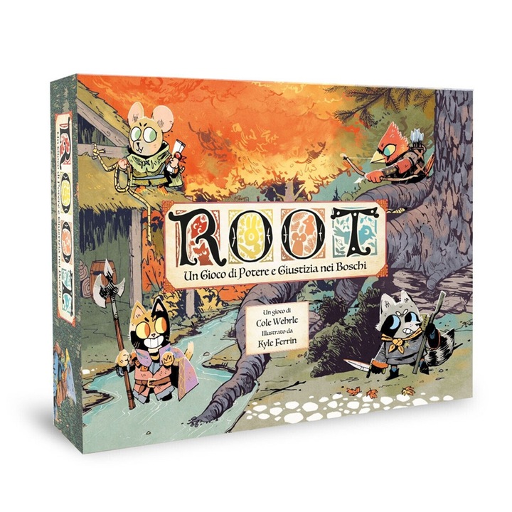 Társasjáték MS Edizioni ROOT 2100155 DC, 14+ év, 2–4 játékos, 29 x 22.5 cm, Olasz változat