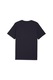 Puma, Tricou de bumbac cu decolteu la baza gatului si logo brodat Essentials 2, Rosu/Alb/Violet aubergine