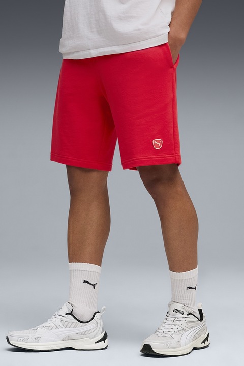 Puma, Pantaloni scurti de trening Essentials Elevated, Rosu vermillion