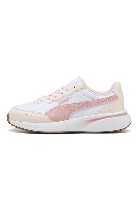 Puma, Pantofi sport R78 Glance cu sireturi, Roz pastel/Piersica/Alb optic