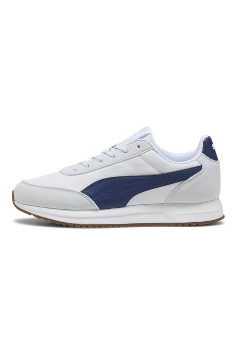Puma, Pantofi sport unisex R78 Lightwind, Alb/Bleumarin