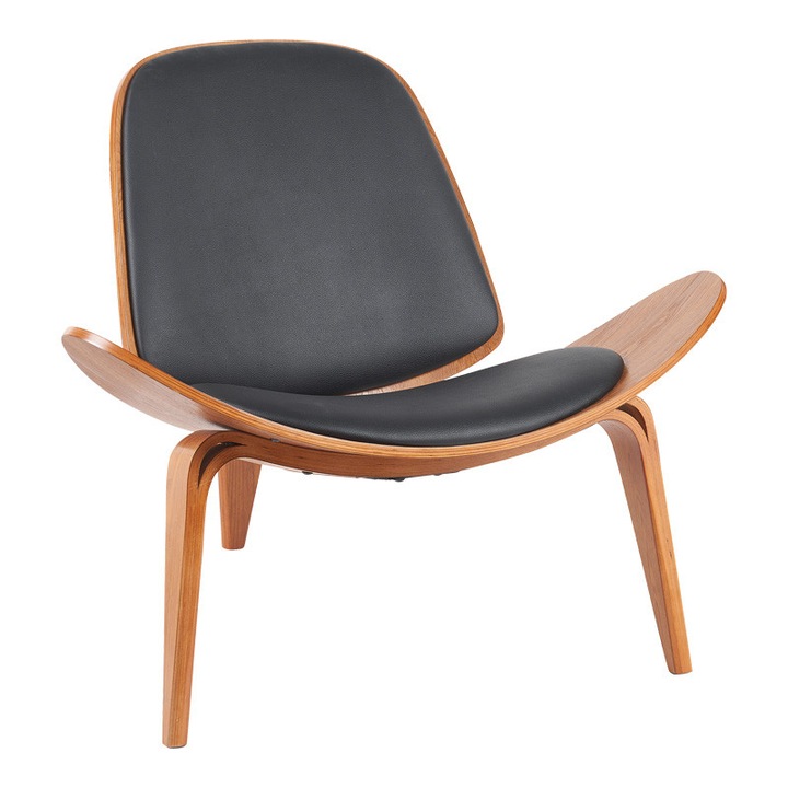 Fotoliu Vilma, negru, 90x76.5x74.5 cm