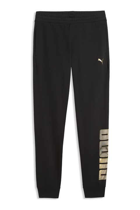 Puma, Спортен панталон Essentials с еластична талия, Черен