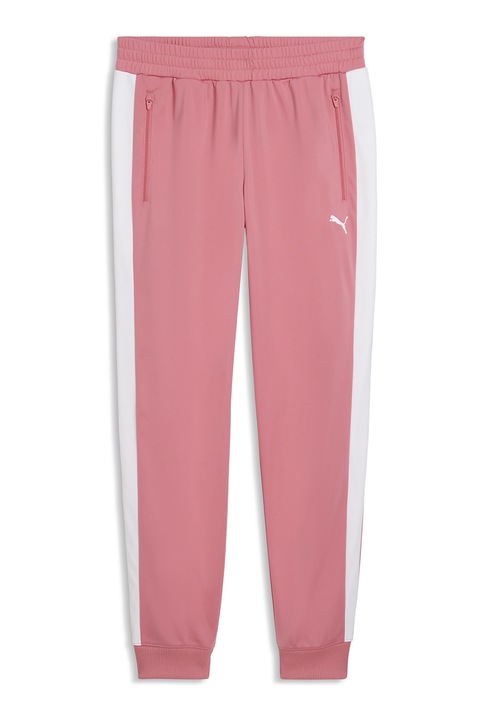 Puma, Pantaloni de trening cu logo Foundation, Roz