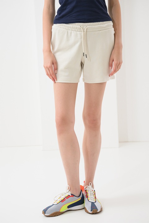 Puma, Pantaloni scurti de trening Essentials Elevated, Alb fildes, M