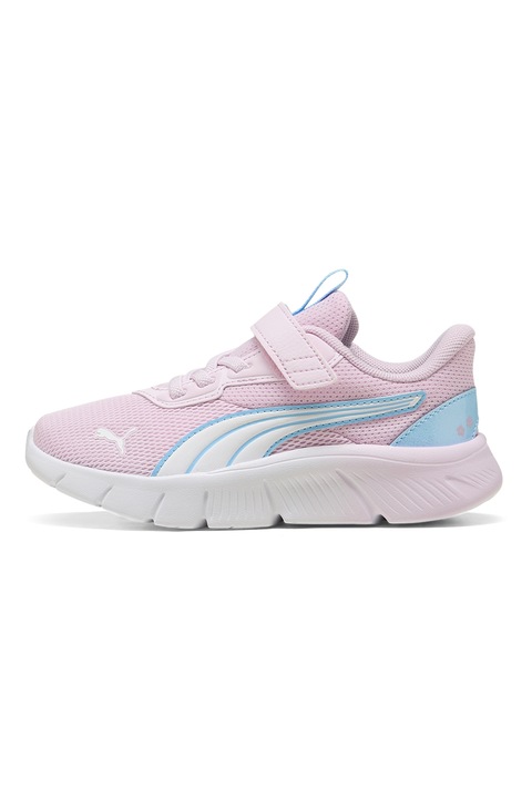 Puma, Pantofi sport FlexFocus Modern din material textil, Albastru pastel/Roz pastel/Alb optic