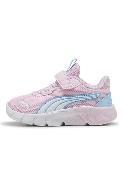 Puma, Pantofi sport FlexFocus Modern din material textil, Albastru pastel/Roz pastel/Alb optic