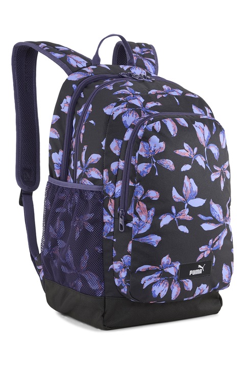 Puma, Rucsac unisex cu model Academy - 29 L, Negru, Albastru lavanda, Roz somon