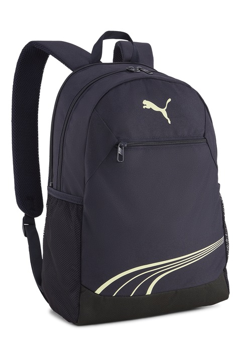 PUMA, Rucsac unisex cu compartiment pentru laptop FUNDAMENTAL, Alb fildes, Negru, Bleumarin
