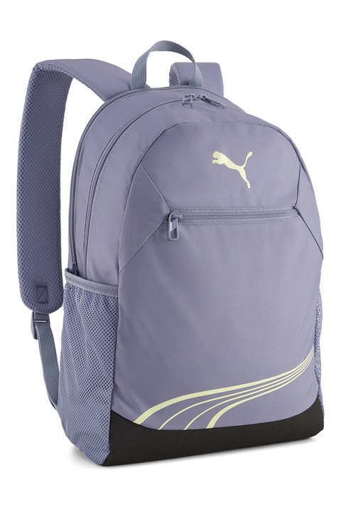 PUMA, Rucsac unisex cu compartiment pentru laptop FUNDAMENTAL, Albastru pastel, Alb fildes