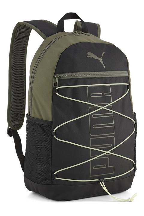 PUMA, Rucsac cu compartiment pentru laptop PLUS II, Negru, Kaki