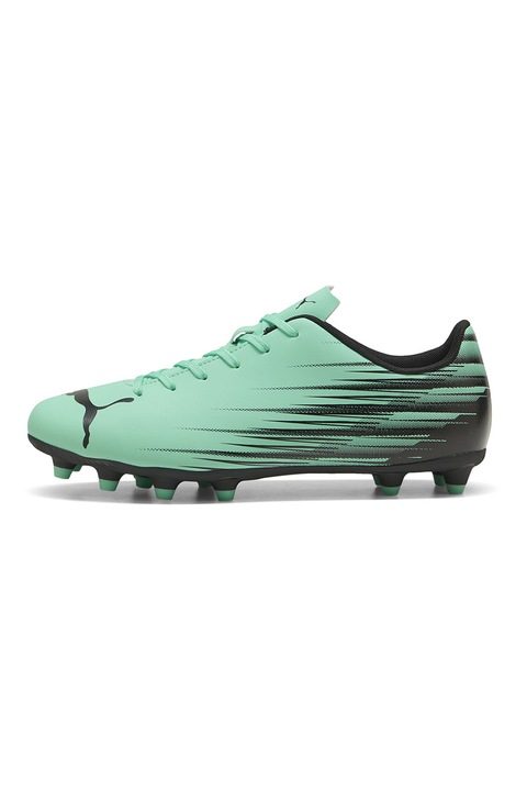 Puma, Ghete Attacanto II cu crampoane pentru fotbal, Negru/Verde menta