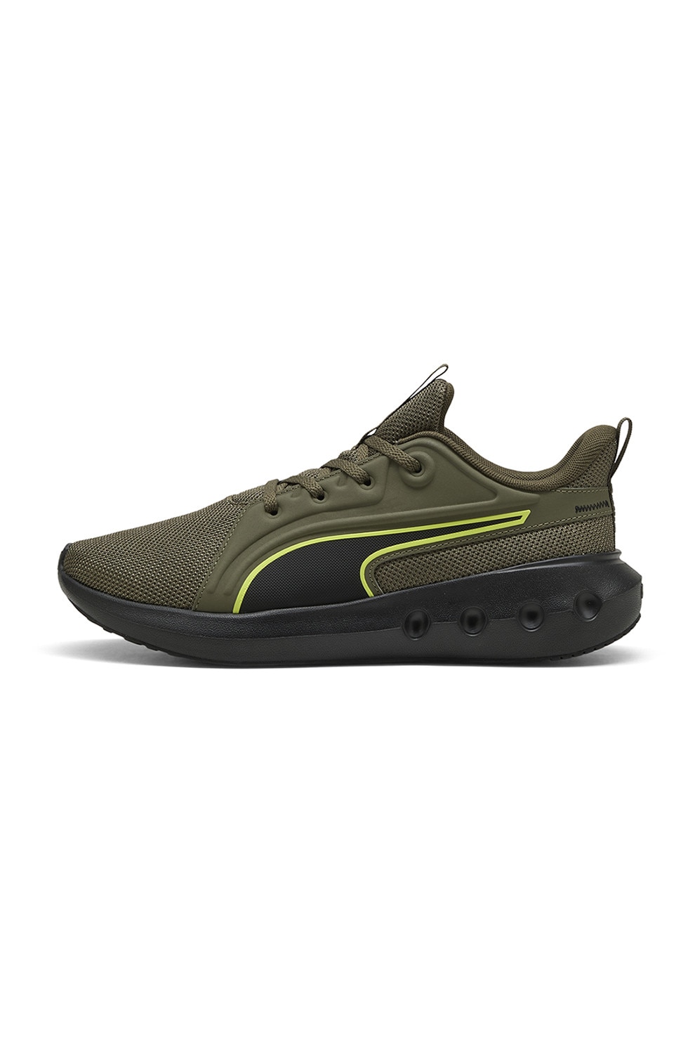 Puma, Pantofi Softride Carson pentru alergare, Kaki, 6.5
