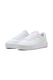 Puma, Pantofi sport Carina Mia Holo 2.0 de piele ecologica, Galben pal/Alb optic/Roz pal