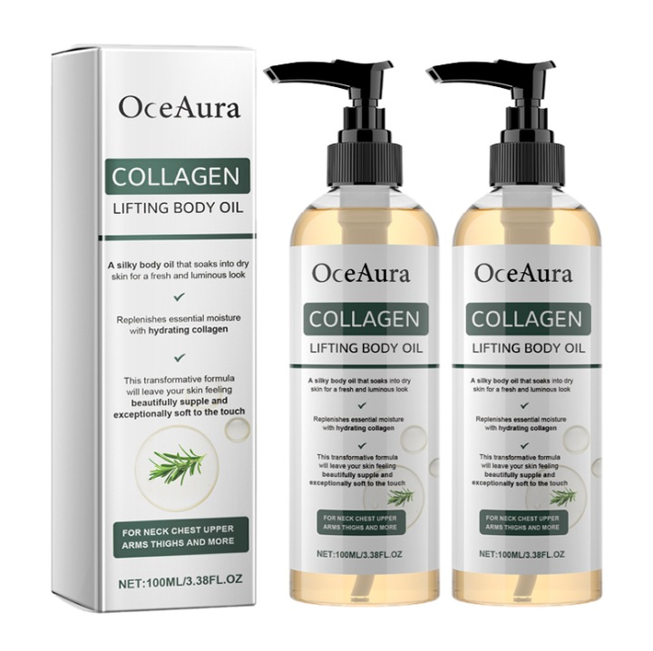 Ulei de corp hidratant OceAura, set 2 bucati, 100ml