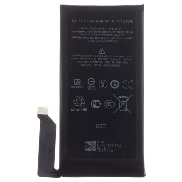 Google Pixel 6 Gigapack akkumulátor 4614mAh li-polymer, gmsb3 kompatibilis, gigapack csomagolás