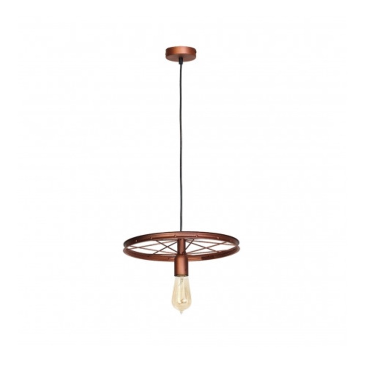 Lustra Aldex, model 1-PA MIN 834G/K, stil vintage, metal, cupru, E27, 60W