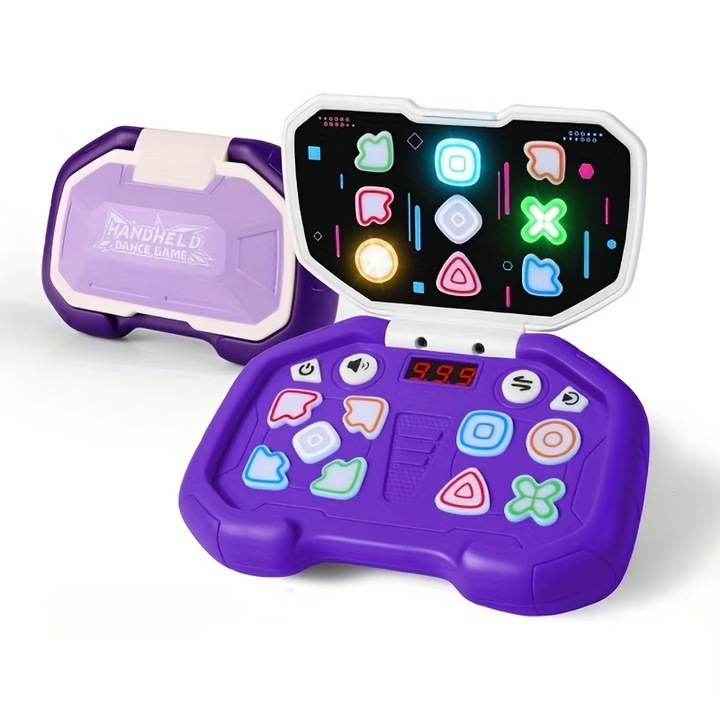 Joc Smart Electronic, Jocuri de puzzle de presa rapida pentru copii cu varste cuprinse intre 3 si 12 ani, exercitii de creier si memorie, jucarii electronice de relaxare, cadouri de ziua de nastere pentru baieti si fete, violet