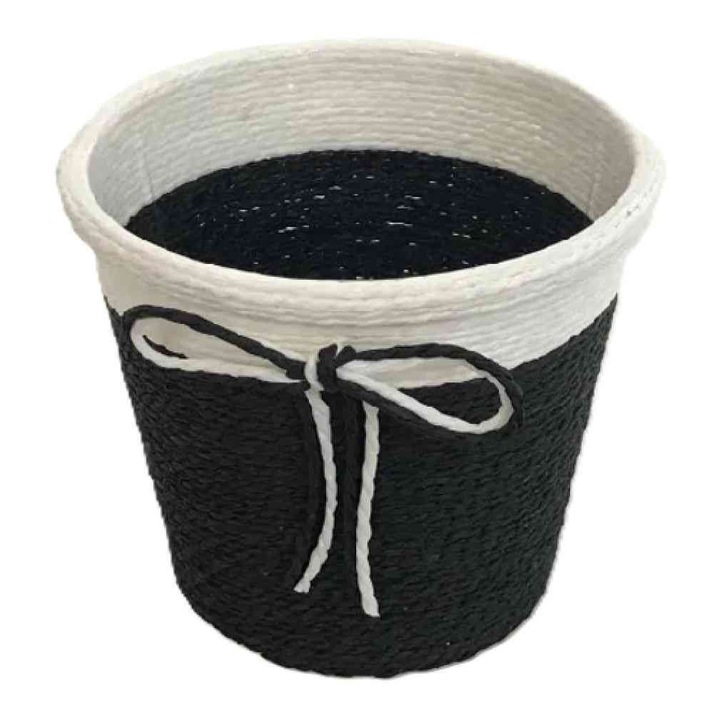 Ghiveci din hârtie cu fundiță