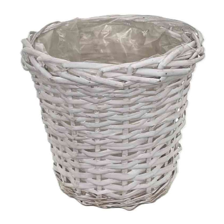 Ghiveci Împletit, Enger, Alb