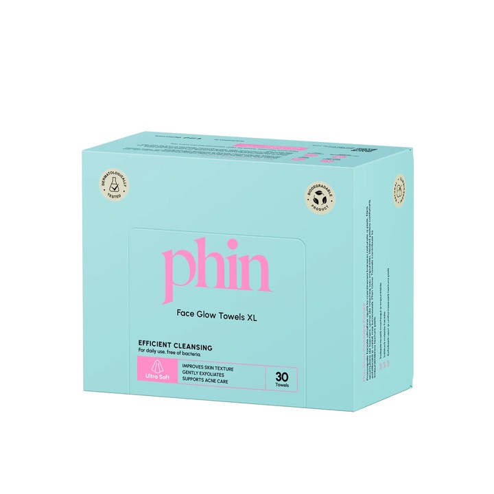 Prosoape faciale XL de unica folosinta Phin, 30