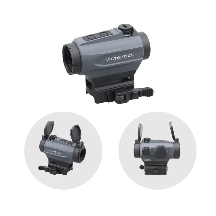 Dispozitiv de ochire, RED DOT VICTOPTICS, Victoptics RDSL27 SRD 1x20 GRA, 3 MOA, Shock proof, IPX4 waterprof