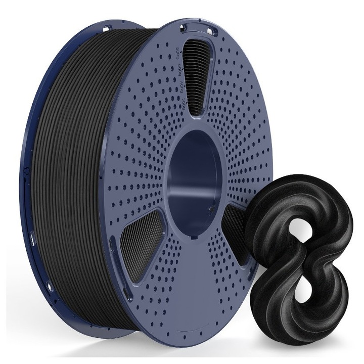 Филамент, Sunlu PETG Carbon Fiber, 1 кг, черен, за 3D принтер