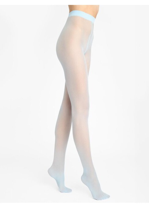 Ciorapi microfibra fara intarituri Marilyn Tonic 20 den, Albastru deschis