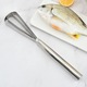 Dispozitiv profesional de curatat solzi de peste, awwaline, inox, argintiu, lame duble zimtate, maner ergonomic, 25.8 x 4.2 cm