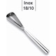 Dispozitiv profesional de curatat solzi de peste, awwaline, inox, argintiu, lame duble zimtate, maner ergonomic, 25.8 x 4.2 cm
